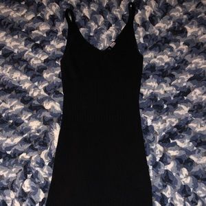 Black sweater dress